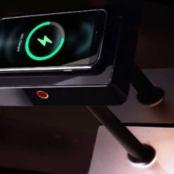 LED-Tischleuchte Algieba, Akkubetrieben, Schwarz -Eleganter Beleuchtungsladen 2500500 6