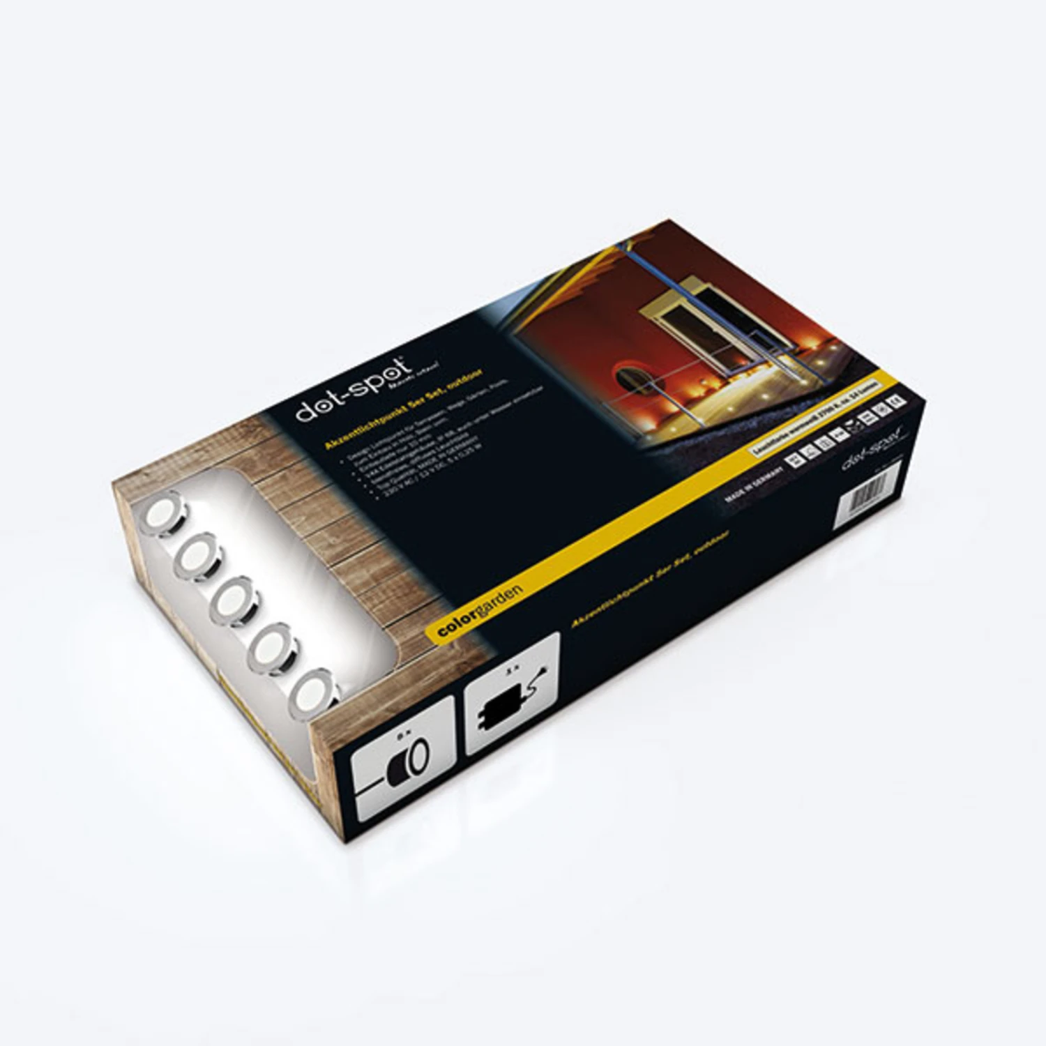 Dot-spot LED-Einbauleuchte Colorgarden 5er Outdoor 3 Dot-spot LED-Einbauleuchte Colorgarden 5er Outdoor