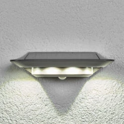 Solar-Wandleuchte Ghost LED Mit Bewegungsmelder -Eleganter Beleuchtungsladen 3006174 3