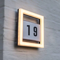 LED-Hausnummernleuchte Alice Ohne Sensor