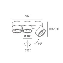 Egger Clippo Trio Strahler, Weiß, DALI Dimmbar -Eleganter Beleuchtungsladen 3023252 6