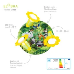 Wandleuchte Rondell Wildnis -Eleganter Beleuchtungsladen 3062145 2