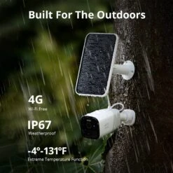 EUFY Security 4G Starlight Camera, IP67, Mit SIM -Eleganter Beleuchtungsladen 3075017 8