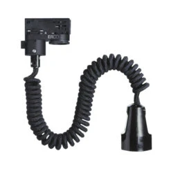 ERCO 3-Phasen-Adapter Leitung Schuko-Dose, Schwarz -Eleganter Beleuchtungsladen 3079028 1
