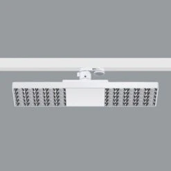 ERCO Jilly 230V BT 15W Oval Wide 830 Weiß/silber