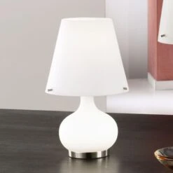 Tischleuchte Ade Weiß 58 Cm -Eleganter Beleuchtungsladen 3501131 2