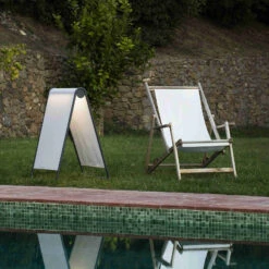 LED-Terrassenleuchte Cadaqués, Beige -Eleganter Beleuchtungsladen 3505474 2