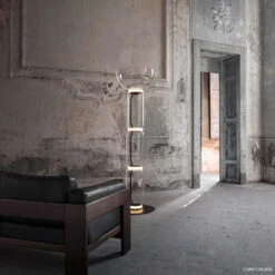 FLOS Noctambule 3 High Cylinders & Bowl, Big Base -Eleganter Beleuchtungsladen 3510535 2