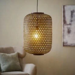 Schöner Wohnen Calla Hängeleuchte Schwarz Ø 40 Cm