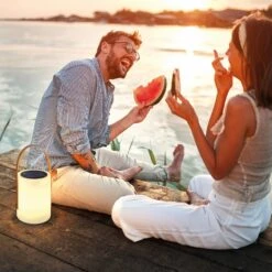 LED-Solartischleuchte Bari Mit RGB-Farbwechsel -Eleganter Beleuchtungsladen 3570081 1