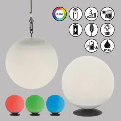 LED-Solarhängelampe Twin Mit Fernbedienung, Weiß -Eleganter Beleuchtungsladen 3570086 8