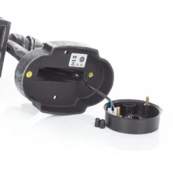 Außenwandleuchte 763m. Kathedralglas Schwarz -Eleganter Beleuchtungsladen 4001763 8