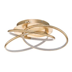 Globo Barna - Eine Golden Gestaltete LED-Deckenlampe -Eleganter Beleuchtungsladen 4015087 3