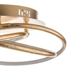 Globo Barna - Eine Golden Gestaltete LED-Deckenlampe -Eleganter Beleuchtungsladen 4015087 4