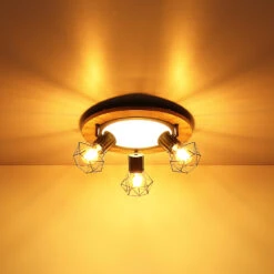 Globo Deckenleuchte Priska Mit LEDs, 3-flammig, Ø 40cm -Eleganter Beleuchtungsladen 4015660 3