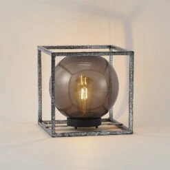 Lindby Purdie LED-Solarleuchte, Käfig, Kugel -Eleganter Beleuchtungsladen 4018297 2