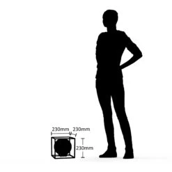 Lindby Purdie LED-Solarleuchte, Käfig, Kugel -Eleganter Beleuchtungsladen 4018297 6