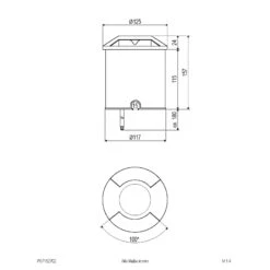 EVN Scopum LED-Bodeneinbauleuchte Rund 2fach -Eleganter Beleuchtungsladen 4026288 4