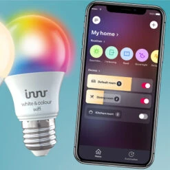 Innr LED-Lampe WiFi E27 9,5W 806lm RGBW 2er -Eleganter Beleuchtungsladen 5037085 4