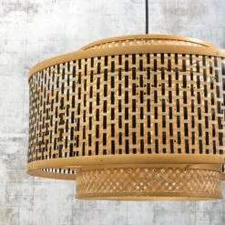 GOOD & MOJO Bhutan Hängeleuchte Aus Bambus Ø 50 Cm -Eleganter Beleuchtungsladen 5046024 6