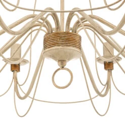 Kronleuchter FILO 8-flammig Weiß Antik -Eleganter Beleuchtungsladen 5505366 6