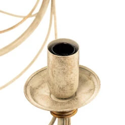 Kronleuchter FILO 8-flammig Weiß Antik -Eleganter Beleuchtungsladen 5505366 8