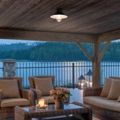 Konstsmide LED-Deckenlampe Vega Für Den Außenbereich -Eleganter Beleuchtungsladen 5522478 2