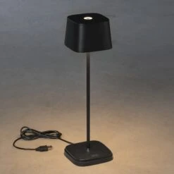 Konstsmide LED-Tischleuchte Capri Für Außen, Schwarz -Eleganter Beleuchtungsladen 5522686 3