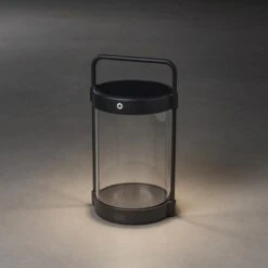 Konstsmide LED-Solarlaterne Crotone, Dimmbar, USB -Eleganter Beleuchtungsladen 5522723 3