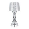 Kartell Bourgie LED-Tischleuchte, Silber -Eleganter Beleuchtungsladen 5541142