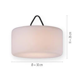 LED-Pendelleuchte Holly, Akkubetrieben IP44, Ø30cm 19 LED-Pendelleuchte Holly, Akkubetrieben IP44, Ø30cm -Eleganter Beleuchtungsladen 6003197 8