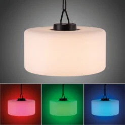 LED-Pendelleuchte Holly, Akkubetrieben IP44, Ø40cm -Eleganter Beleuchtungsladen 6003198 1
