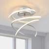 LED-Deckenlampe Lungo Alu, Höhe 25 Cm