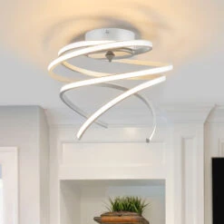 LED-Deckenlampe Lungo Alu, Höhe 25 Cm -Eleganter Beleuchtungsladen 6089019 4