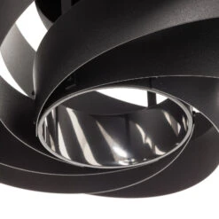 Deckenleuchte Vento Schwarz Ø 40 Cm 16 Deckenleuchte Vento Schwarz Ø 40 Cm -Eleganter Beleuchtungsladen 6089250 5