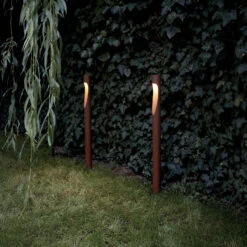 Louis Poulsen Flindt Garden Lang 930 Corten -Eleganter Beleuchtungsladen 6090388 3