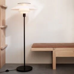 Louis Poulsen PH 80 Stehleuchte, Weiß/schwarz