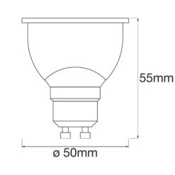LEDVANCE SMART+ Bluetooth GU10 LED-Lampe 4,9W CCT 13 LEDVANCE SMART+ Bluetooth GU10 LED-Lampe 4,9W CCT -Eleganter Beleuchtungsladen 6106432 5