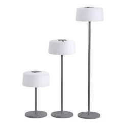 Solar-Stehleuchte Bump, 3 Höhen, Sensor, Anthrazit -Eleganter Beleuchtungsladen 6112022 3