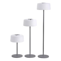 Solar-Stehleuchte Bump, 3 Höhen, Sensor, Anthrazit -Eleganter Beleuchtungsladen 6112022 4