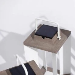 Solarlaterne Teckalu, Duratek/weiß, 36,5cm -Eleganter Beleuchtungsladen 6112039 2