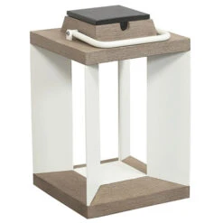 Solarlaterne Teckalu, Duratek/weiß, 36,5cm