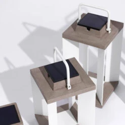 Solarlaterne Teckalu, Duratek/weiß, 36,5cm -Eleganter Beleuchtungsladen 6112039 4