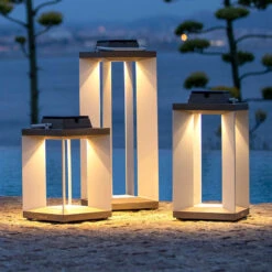 Solarlaterne Teckalu, Duratek/weiß, 36,5cm -Eleganter Beleuchtungsladen 6112039 8