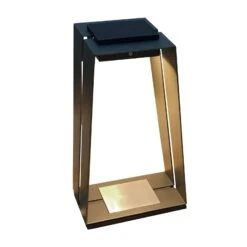 LED-Solarlaterne Skaal Aus Aluminium, 40 Cm, Grau -Eleganter Beleuchtungsladen 6112060 3