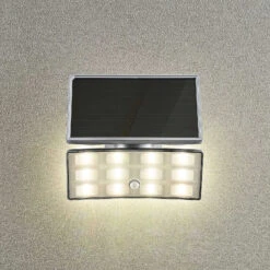 Prios Imsa LED-Außenwandstrahler, Sensor, Solar -Eleganter Beleuchtungsladen 6117011 6