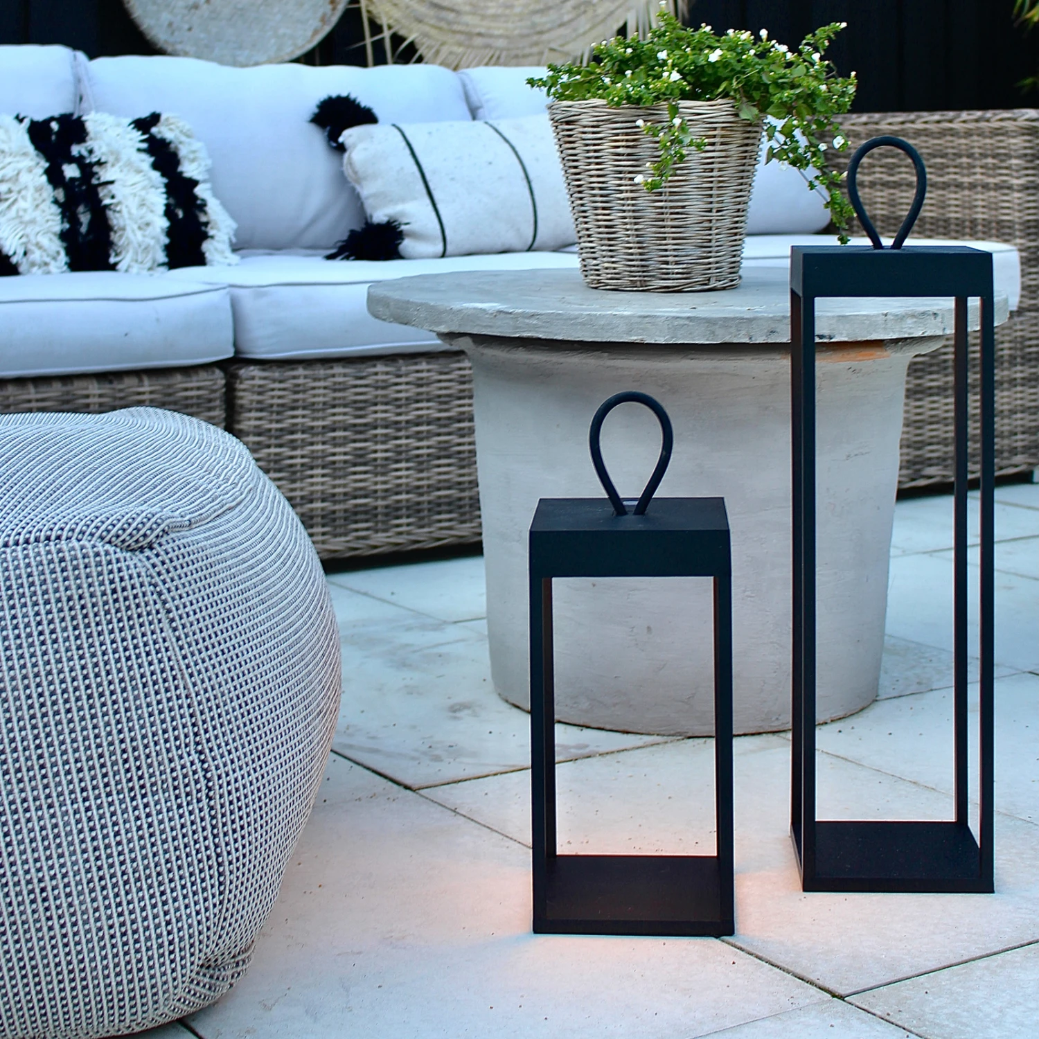 LOOM DESIGN Lucerna Terrassenleuchte 50cm Schwarz 10 LOOM DESIGN Lucerna Terrassenleuchte 50cm Schwarz – Bild 8