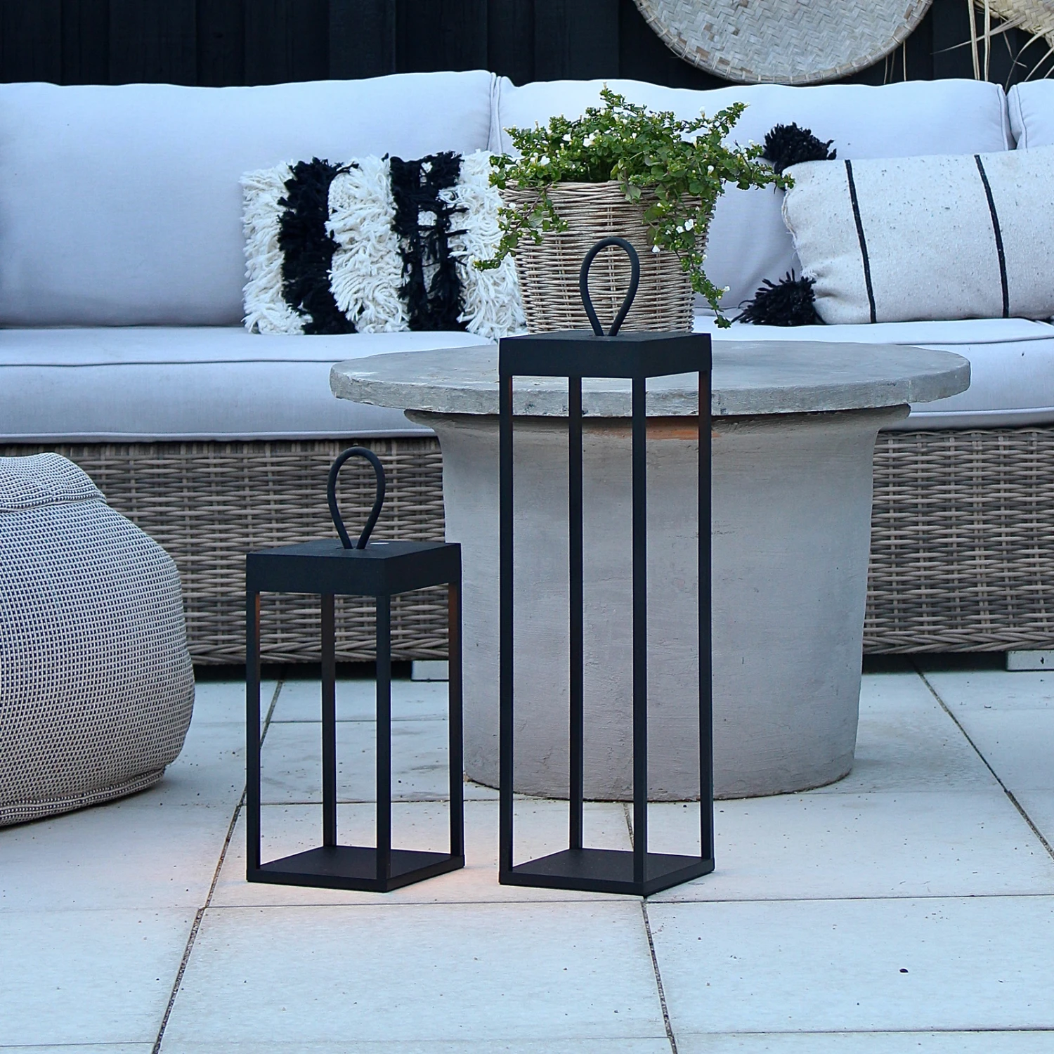 LOOM DESIGN Lucerna Terrassenleuchte 50cm Schwarz 11 LOOM DESIGN Lucerna Terrassenleuchte 50cm Schwarz – Bild 9