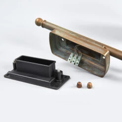 Außenwandleuchte Casale Höhe 60cm, Messing Antik -Eleganter Beleuchtungsladen 6515289 7