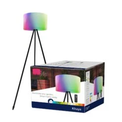 Müller Licht Tint Khaya LED-Außen-Stehleuchte RGBW -Eleganter Beleuchtungsladen 6520447 6